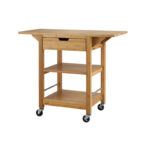 OakServe Solid Wood Kitchen Cart - Image 5