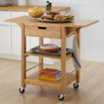 OakServe Solid Wood Kitchen Cart - Image 6