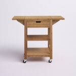 OakServe Solid Wood Kitchen Cart - Image 7