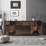 Rectangular Solid Sheesham Wood Storage Chest with 3 Drawers for Bedroom - Image 2