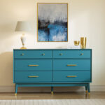 Solid Sheesham Wood 6-Drawer Double Dresser – Spacious Bedroom Storage Chest - Image 6