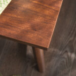 Sheesham Rustic Solid Wood Square Side Table - Image 6