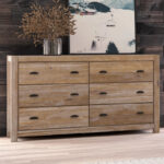 Solid Sheesham Wood Chest of 6 Drawers (Set of 2) – Bedroom Storage Cabinets