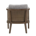 Premium Solid Wood Upholstered Armchair for Home Seating - Image 3
