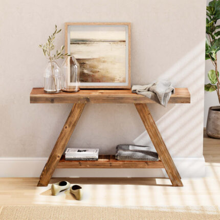 Reclaimed Solid Wood Console Table in 46 and 60 inch Sizes