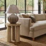 Mango Wood End Table with Natural Grain Finish for Modern Homes - Image 2