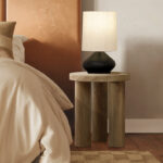 Mango Wood End Table with Natural Grain Finish for Modern Homes - Image 6
