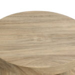 Mango Wood End Table with Natural Grain Finish for Modern Homes - Image 5