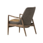Leather Armchair with Solid Wood Base for Living & Lounge Interiors - Image 3