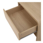 Wooden One-Drawer End Table with Built-In Storage Space - Image 2