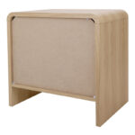 Wooden One-Drawer End Table with Built-In Storage Space - Image 8