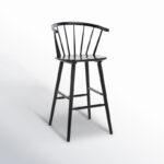 Sheffield Classic Solid Wood Counter Stools for Dining & Bar Spaces (Set of 2) - Image 5