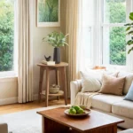 Solid Wood Side Table Set of 2 for Living Room, Bedroom and Balcony Corners - Image 2