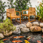 Upholstered Armchair with Wooden Base for Living & Lounge Corners - Image 7