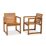 Upholstered Armchair with Wooden Base for Living & Lounge Corners - Image 6