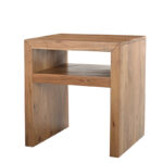 Solid Wood Side Table with Natural Finish and Compact Modern Look - Image 2