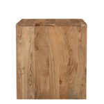 Solid Wood Side Table with Natural Finish and Compact Modern Look - Image 3