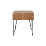 Solid Wood Top End Table with Built-In Storage for Living Room and Bedroom Corners - Image 4