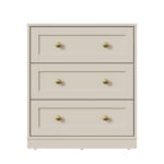 Solid Sheesham Wood Chest with 3 Drawers for Bedroom Storage - Image 5