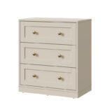 Solid Sheesham Wood Chest with 3 Drawers for Bedroom Storage - Image 4