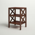 Solid Wood End Table with Smooth Natural Finish and Modern Form - Image 2