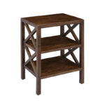Solid Wood End Table with Smooth Natural Finish and Modern Form - Image 5