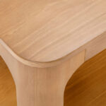 Solid Wood End Table with Natural Finish and Minimal Modern Look - Image 5