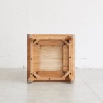 Compact Solid Oak Storage Cabinet with Clear Glass Doors for Modern Homes - Image 5