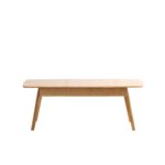 Handcrafted Solid Oak Storage Coffee Table with Dual Smooth-Glide Drawers - Image 8