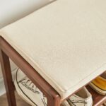 Two-Tier Wooden Entryway Bench with Soft Cushioned Seating for Modern Homes - Image 8