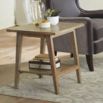 Solid Wood Side Table with Natural Finish and Simple Modern Design - Image 3