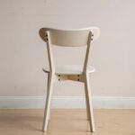 Contemporary Solid Oak Dining Chair in Classic White Finish - Image 10
