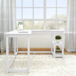 Solid Wood Corner Desk with Storage Shelves for Study and Work - Image 5