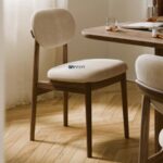 Modern Upholstered Wooden Dining Chair