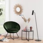 Modern Velvet Accent Single Seater Chair