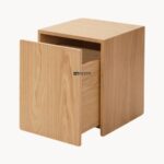 Minimal Solid Wood Cube Side Table - Image 4