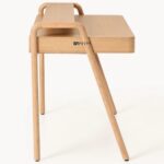 Modern Solid Wood Study Desk with Drawer - Image 2