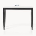 Console Table with Marble Top – Dark Wood Frame - Image 4