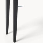 Console Table with Marble Top – Dark Wood Frame - Image 2