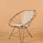 Vintage Balloon Chair with Art Deco Styling