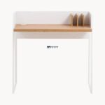 Minimalist Compact Study Desk with Metal Frame - Image 5