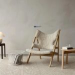 Designer Bouclé Sling Lounge Single Seater Chair