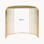 Wireframe Accent Side Table with Round Top - Image 4