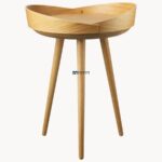 Scandinavian Wooden Tray Top Side Table - Image 3