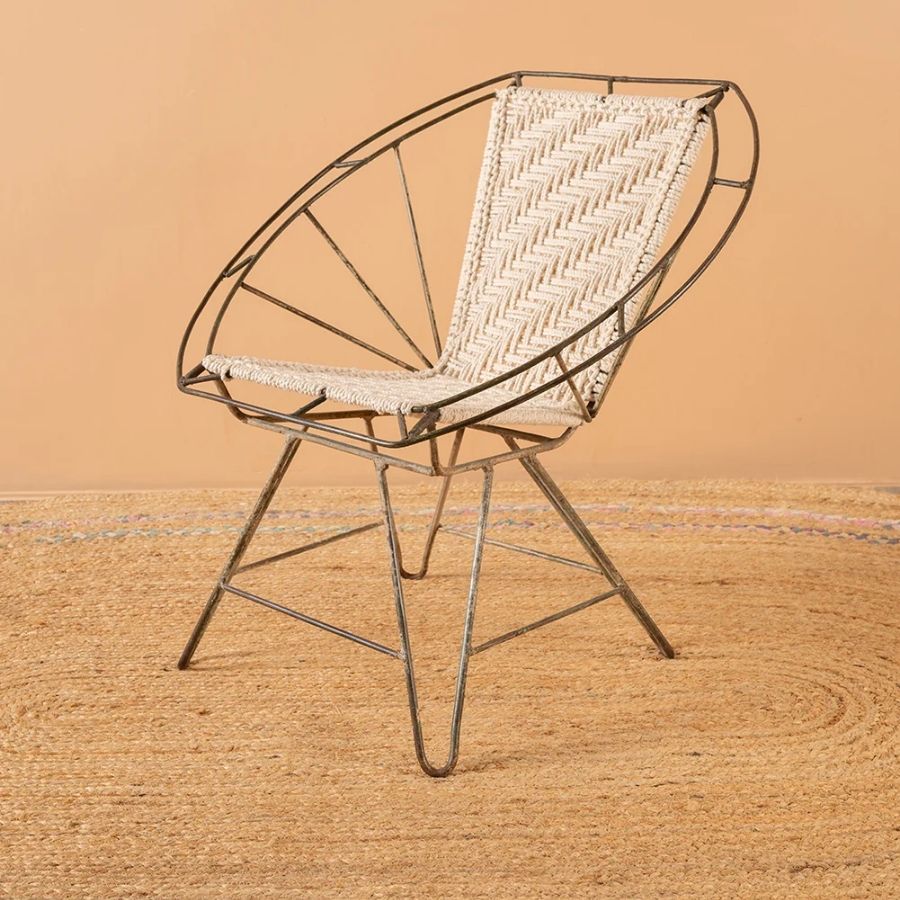 129 Vintage Balloon Chair with Art Deco Styling - Image 1