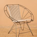 Vintage Balloon Chair with Art Deco Styling - Image 3