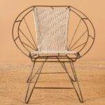 Vintage Balloon Chair with Art Deco Styling - Image 4