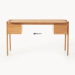 Organic Solid Wood Writing Desk with Rounded Edges - Image 6