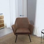 Modern Leatherette Accent Single Seater Chair