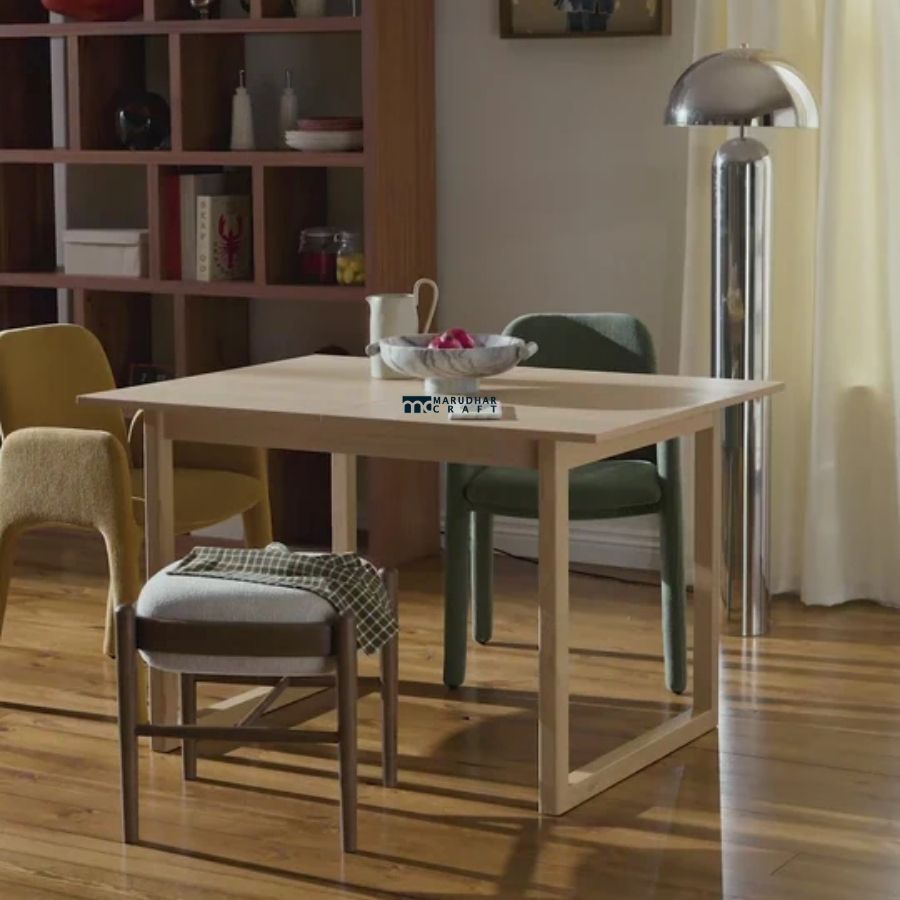 135 Modern Square Solid Wood Dining Table - Image 1